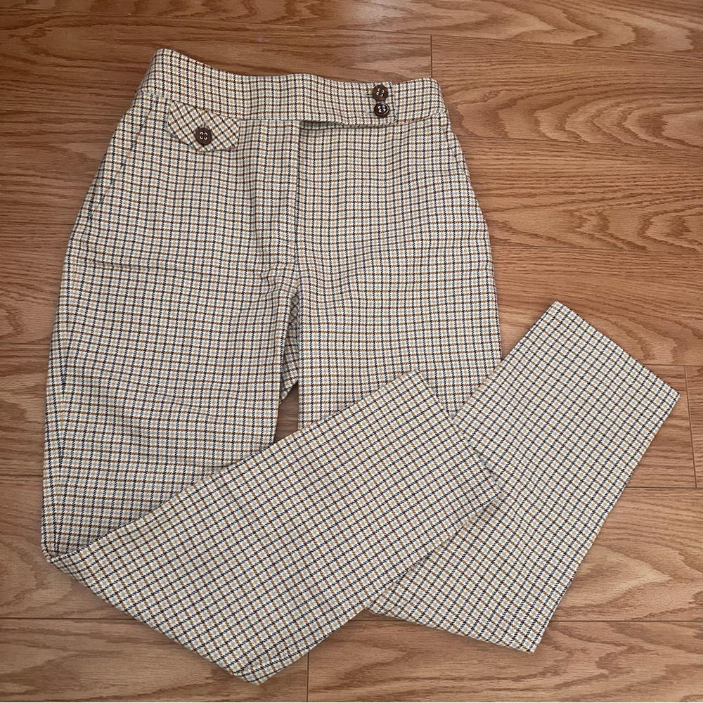 Veronica Beard Women’s Rezno plaid pants.
